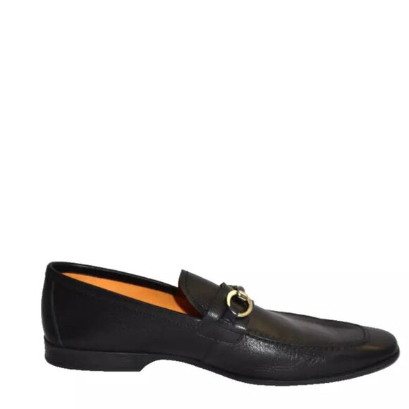New! Magnanni Diago Apron Toe Bit Loafer Black Size 12 M US 17532 DD472